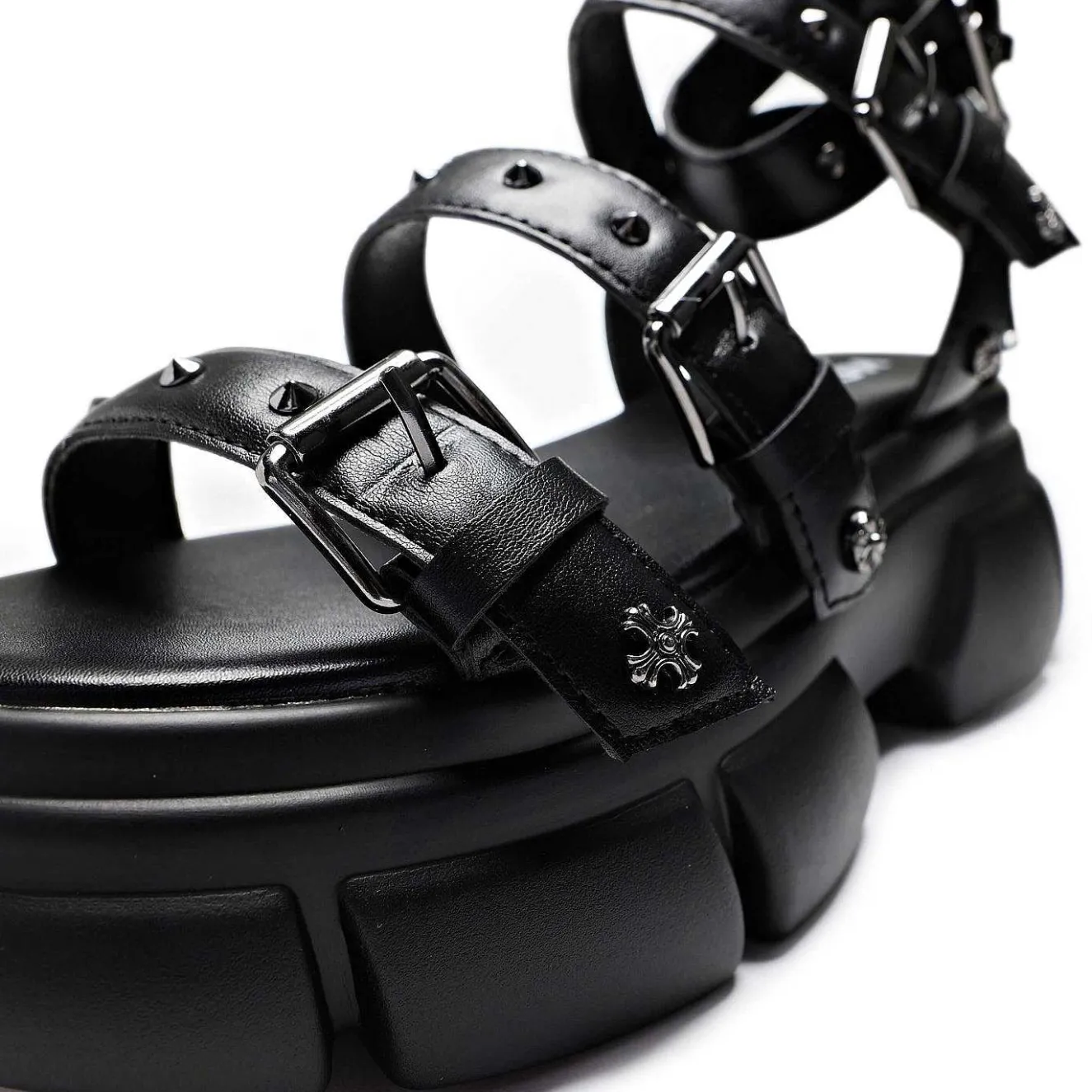 A Raining Vengeance Charm Platform Sandals<KOI footwear Hot