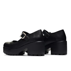 Black Chunky Platform Mary Jane Shoes<KOI footwear