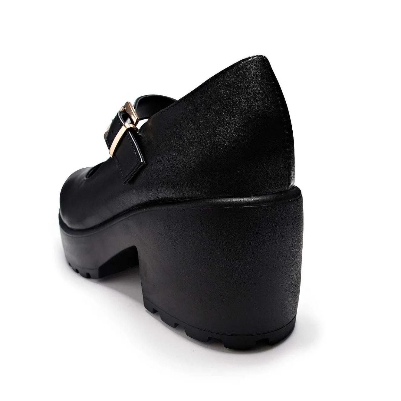 Black Chunky Platform Mary Jane Shoes<KOI footwear