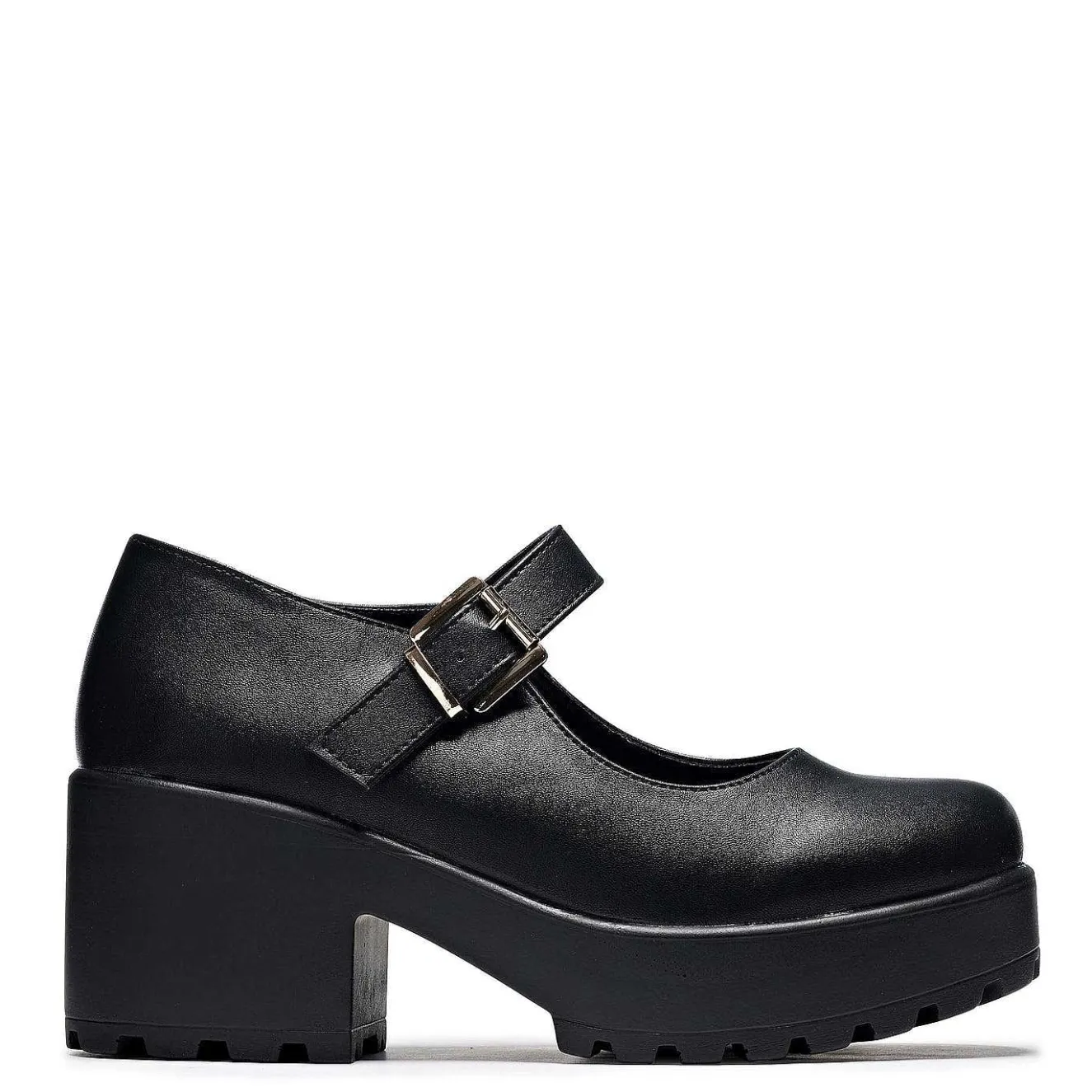 Black Chunky Platform Mary Jane Shoes<KOI footwear