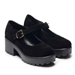 Black Chunky Platform Mary Jane Shoes<KOI footwear Discount