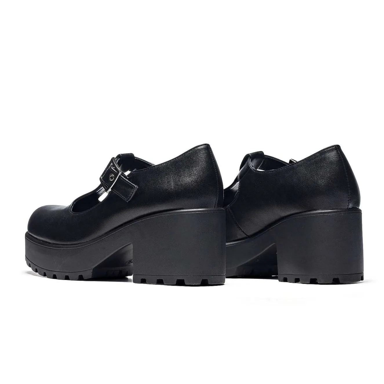 Black Chunky Platform Mary Jane Shoes<KOI footwear Online