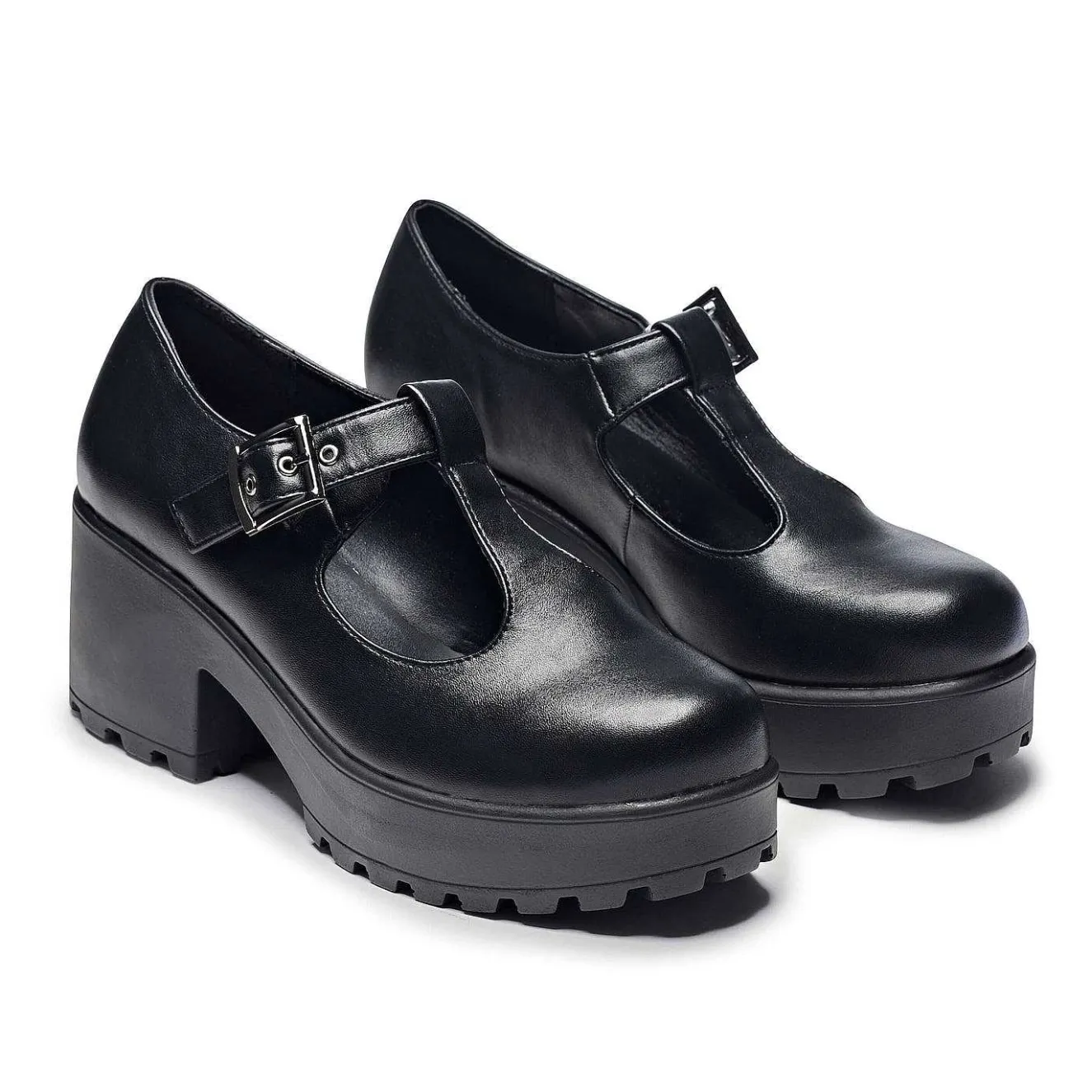 Black Chunky Platform Mary Jane Shoes<KOI footwear Best