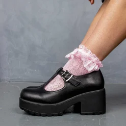 Black Chunky Platform Mary Jane Shoes<KOI footwear Best