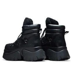 Black Fluffy Vilun Winter Boots |<KOI footwear