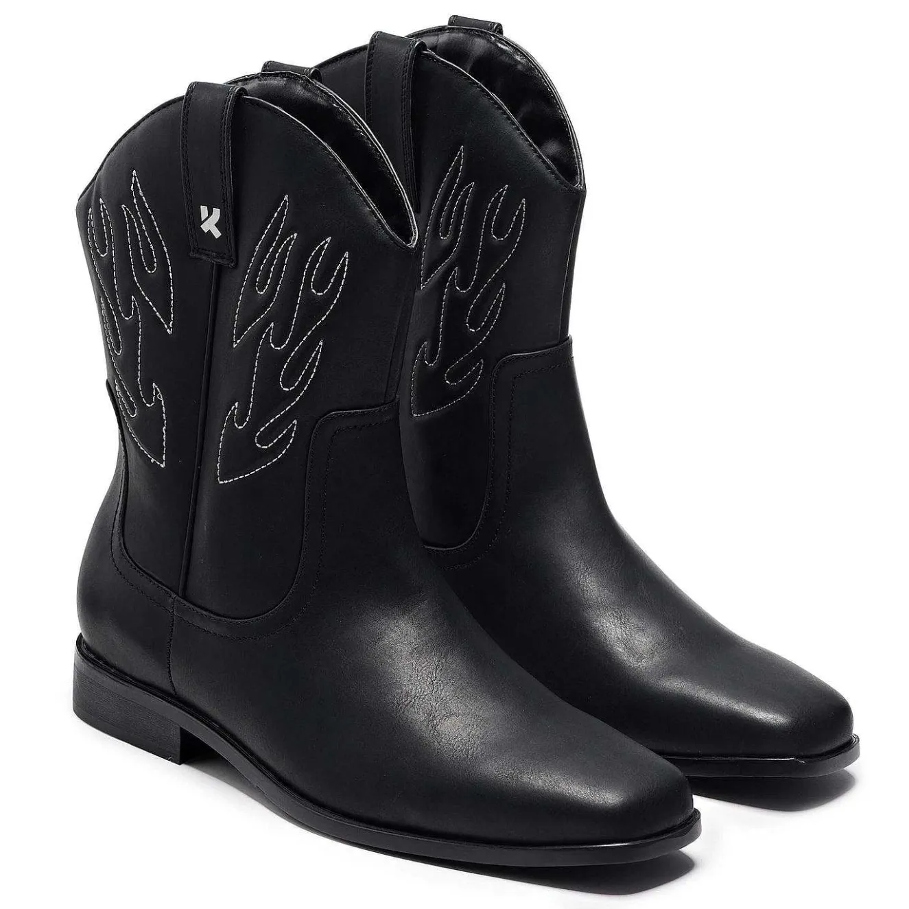 Broken Bronco Men'S Grey Flame Cowboy Boots<KOI footwear Online