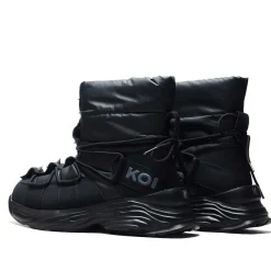 Cauldrife Demons Men'S Spiked Snow Boots - Black |<KOI footwear New