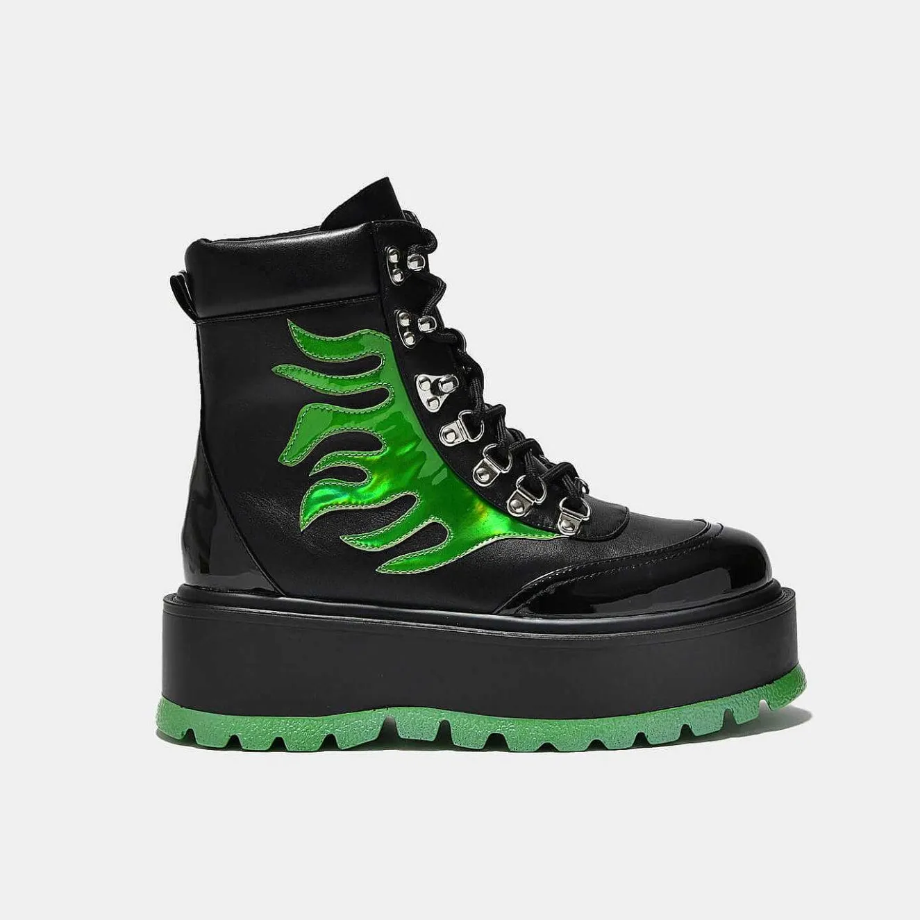 Cha Cha Cha Hologram Flame Boots<KOI footwear Outlet