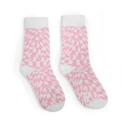 Check Mate Pink Socks<KOI footwear Best