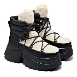 Cream Fluffy Vilun Winter Boots | Snow & Winter Boots |<KOI footwear Best