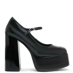 Darkbloom Black Patent Platform Heels<KOI footwear Discount