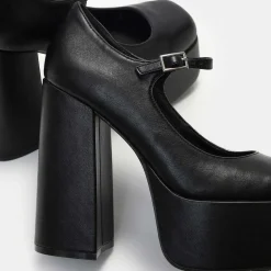 Darkbloom Black Platform Heels<KOI footwear Best