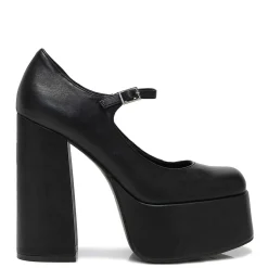 Darkbloom Black Platform Heels<KOI footwear