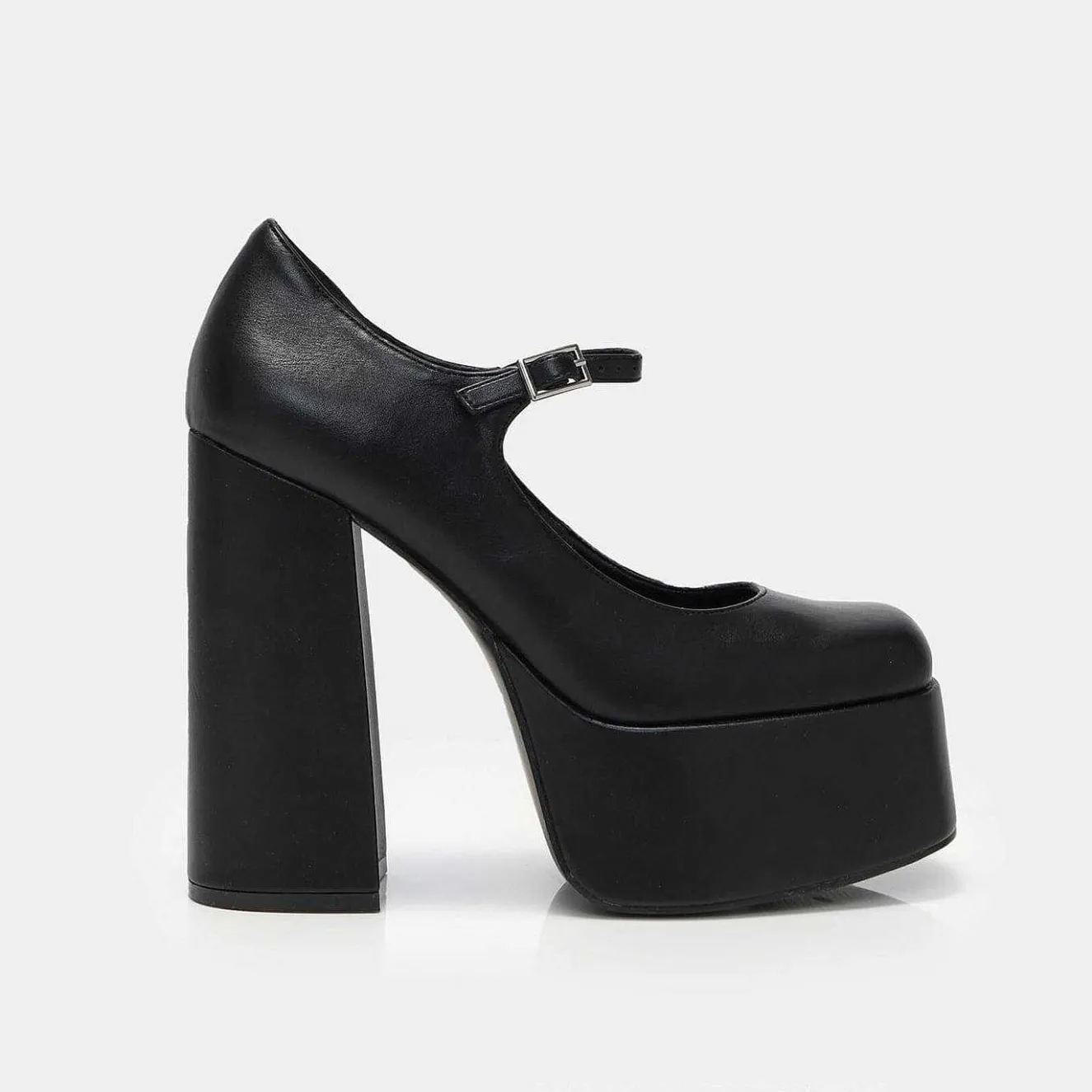 Darkbloom Black Platform Heels<KOI footwear