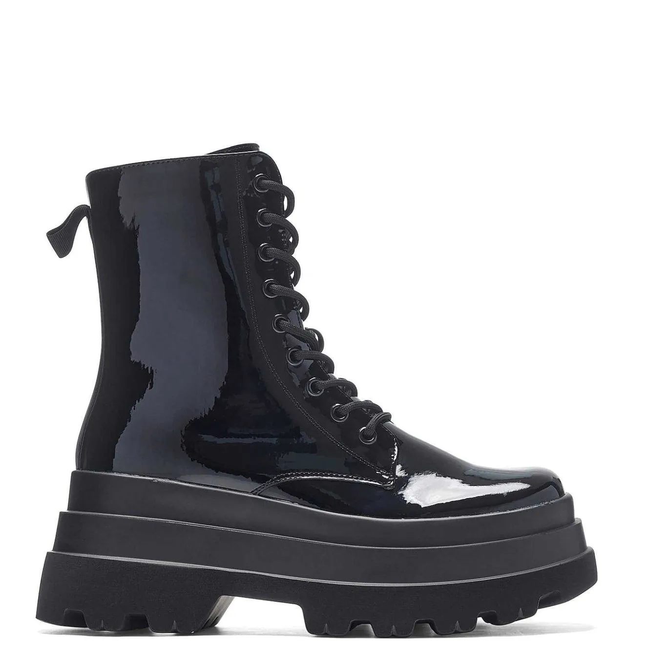 Deathwatch Trident Patent Platform Boots<KOI footwear Hot