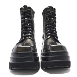 Deathwatch Trident Platform Boots - Static Grey<KOI footwear Hot