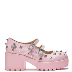 Devil Blushes Double Strap Mary Jane Shoes<KOI footwear Sale