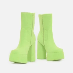 Dipsy Fluffy Platform Boots - Teletubbies X Koi<KOI footwear Clearance