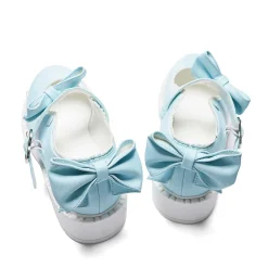 Fairy Lace Doily Mary Janes - Baby Blue<KOI footwear New