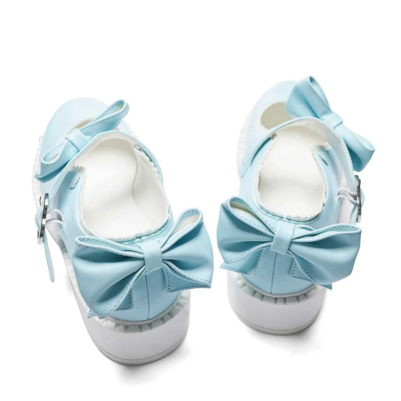 Fairy Lace Doily Mary Janes - Baby Blue<KOI footwear New