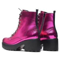 Fuschia Haze Military Platform Boots | Women'S Boots |<KOI footwear Outlet