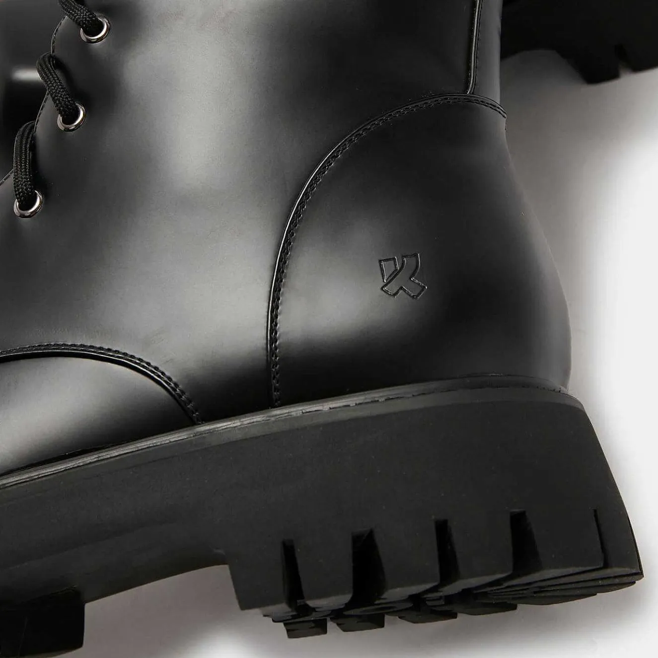 Gimli Men'S Black Square Toe Lace Up Boots<KOI footwear New