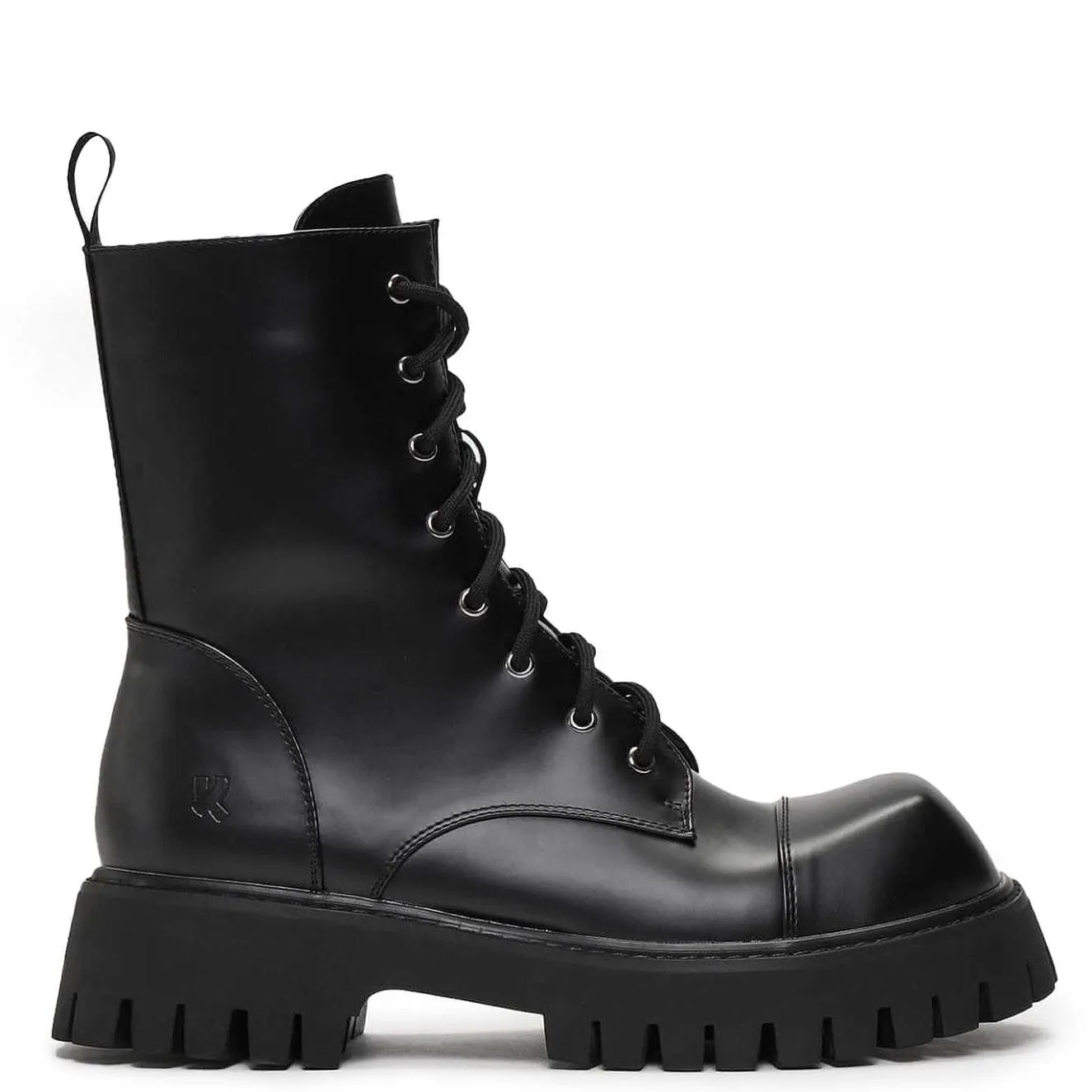 Gimli Men'S Black Square Toe Lace Up Boots<KOI footwear Outlet