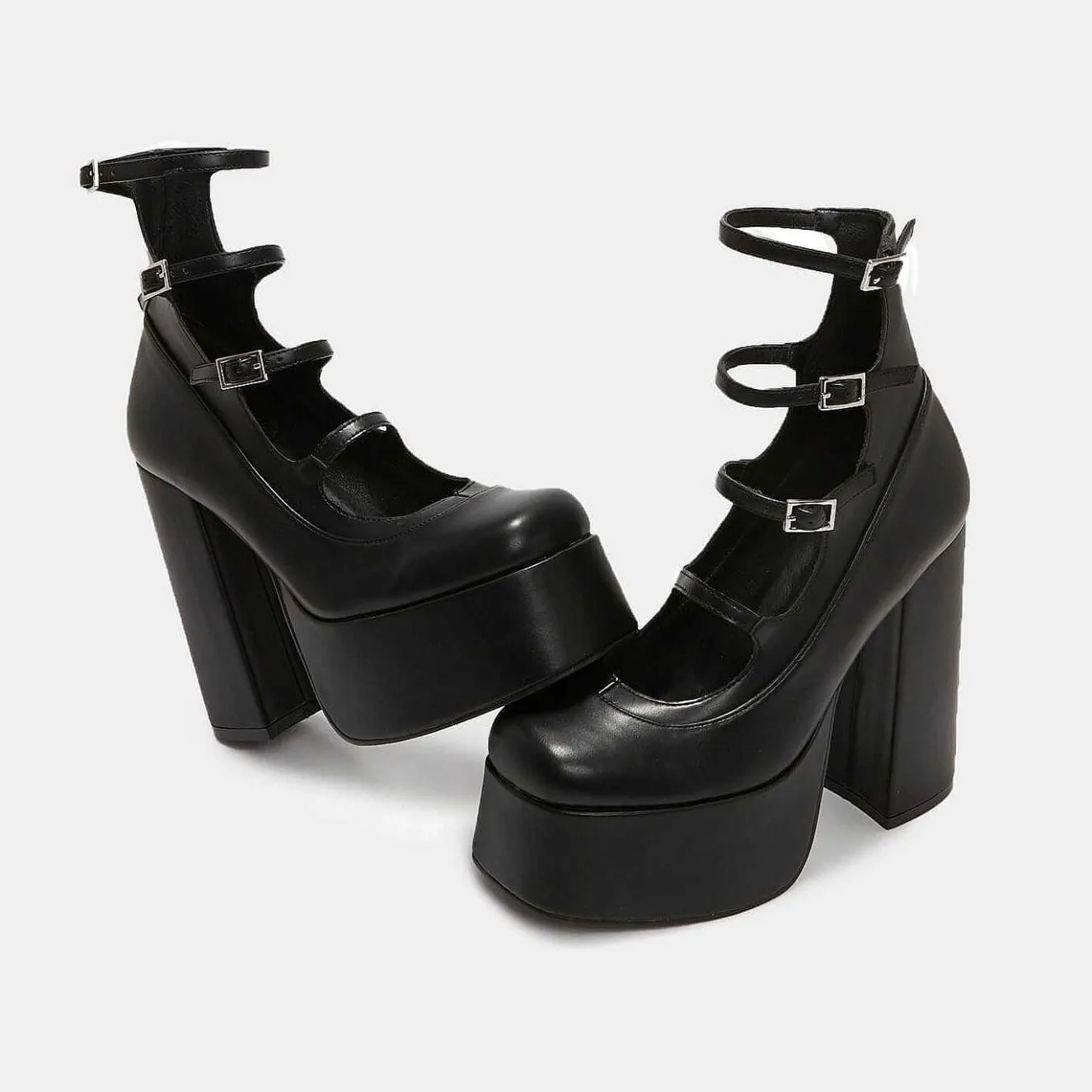 Gurren Strappy Platform Heels<KOI footwear Sale