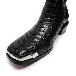 Higher Outlaws Men'S Coal Snake Cowboy Boots<KOI footwear Online