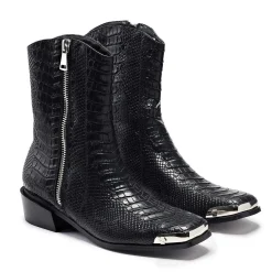 Higher Outlaws Men'S Coal Snake Cowboy Boots<KOI footwear Online