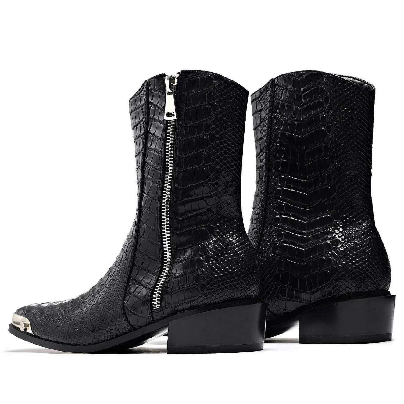 Higher Outlaws Men'S Coal Snake Cowboy Boots<KOI footwear Best