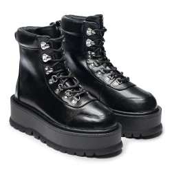 Hydra All Black Matrix Platform Boots<KOI footwear Hot