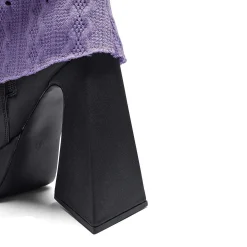 Jam Monster Heeled Long Boots - Purple<KOI footwear New