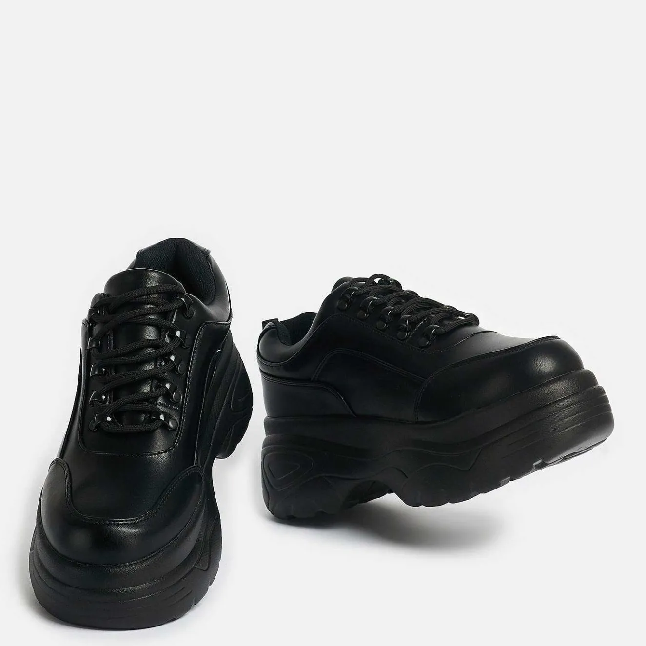 Jennie Striker Black Chunky Bubble Trainers<KOI footwear Clearance