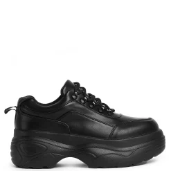 Jennie Striker Black Chunky Bubble Trainers<KOI footwear Online
