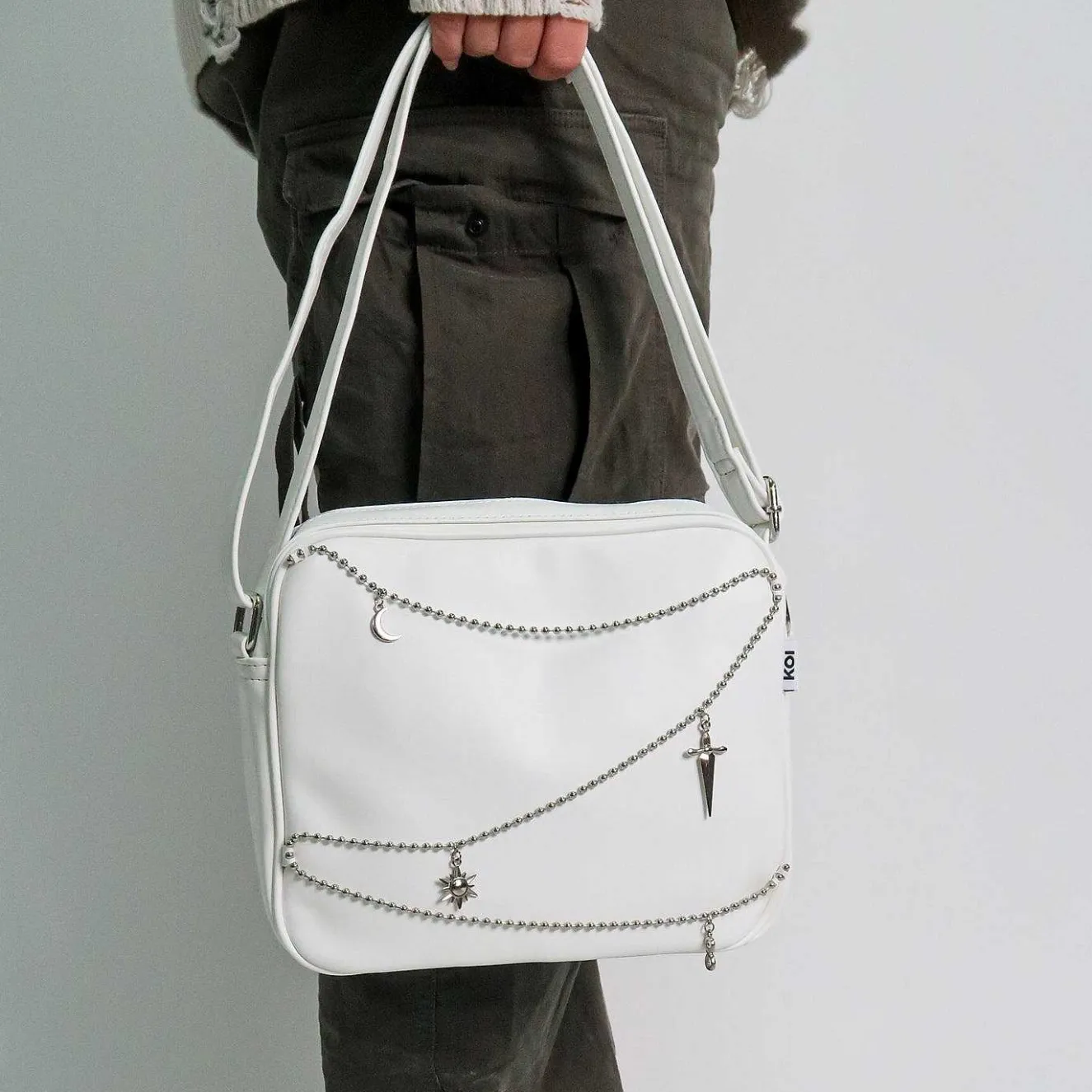Jinx Mystic Charm White Shoulder Bag<KOI footwear Sale