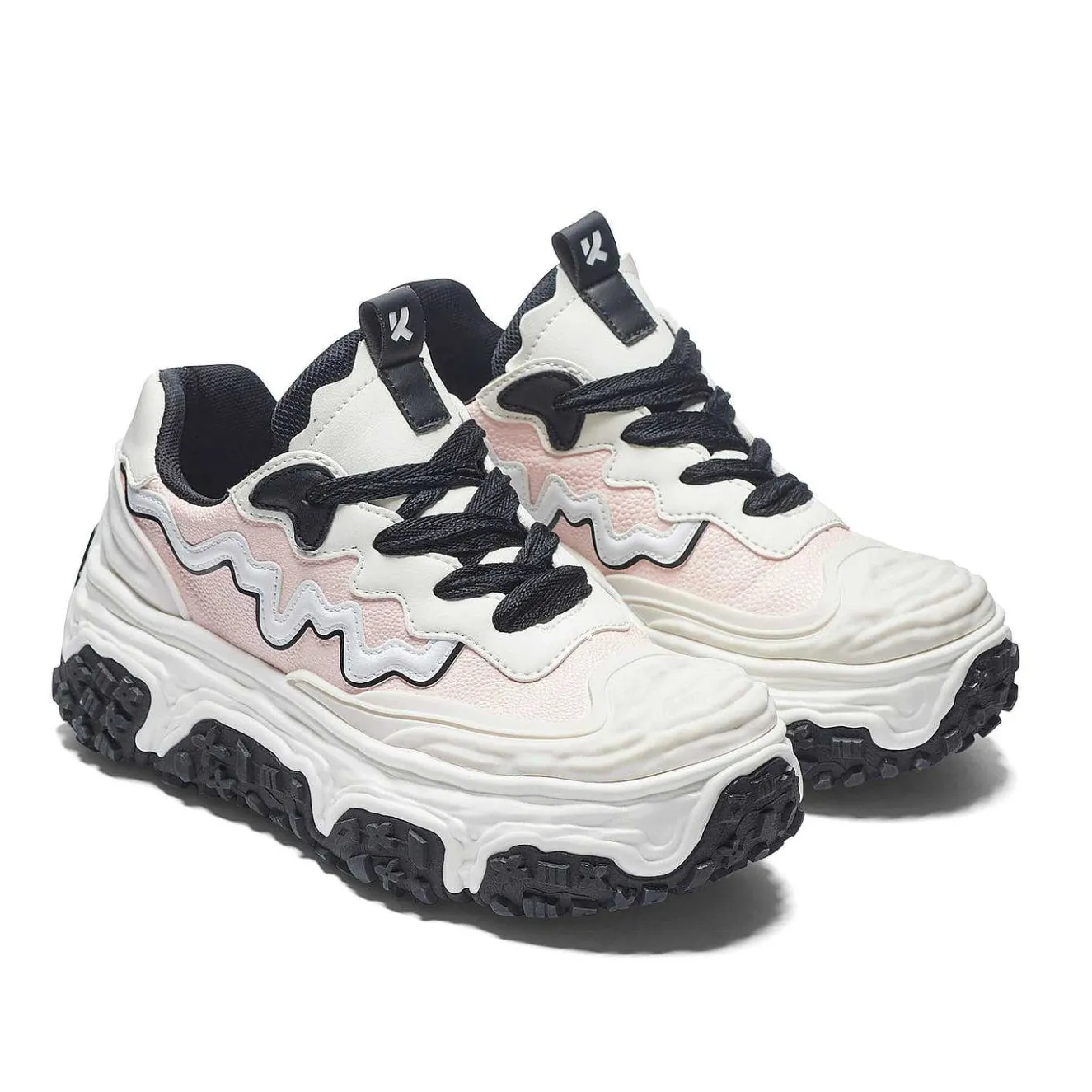 Layer Cake Chunky Trainers - White<KOI footwear Online