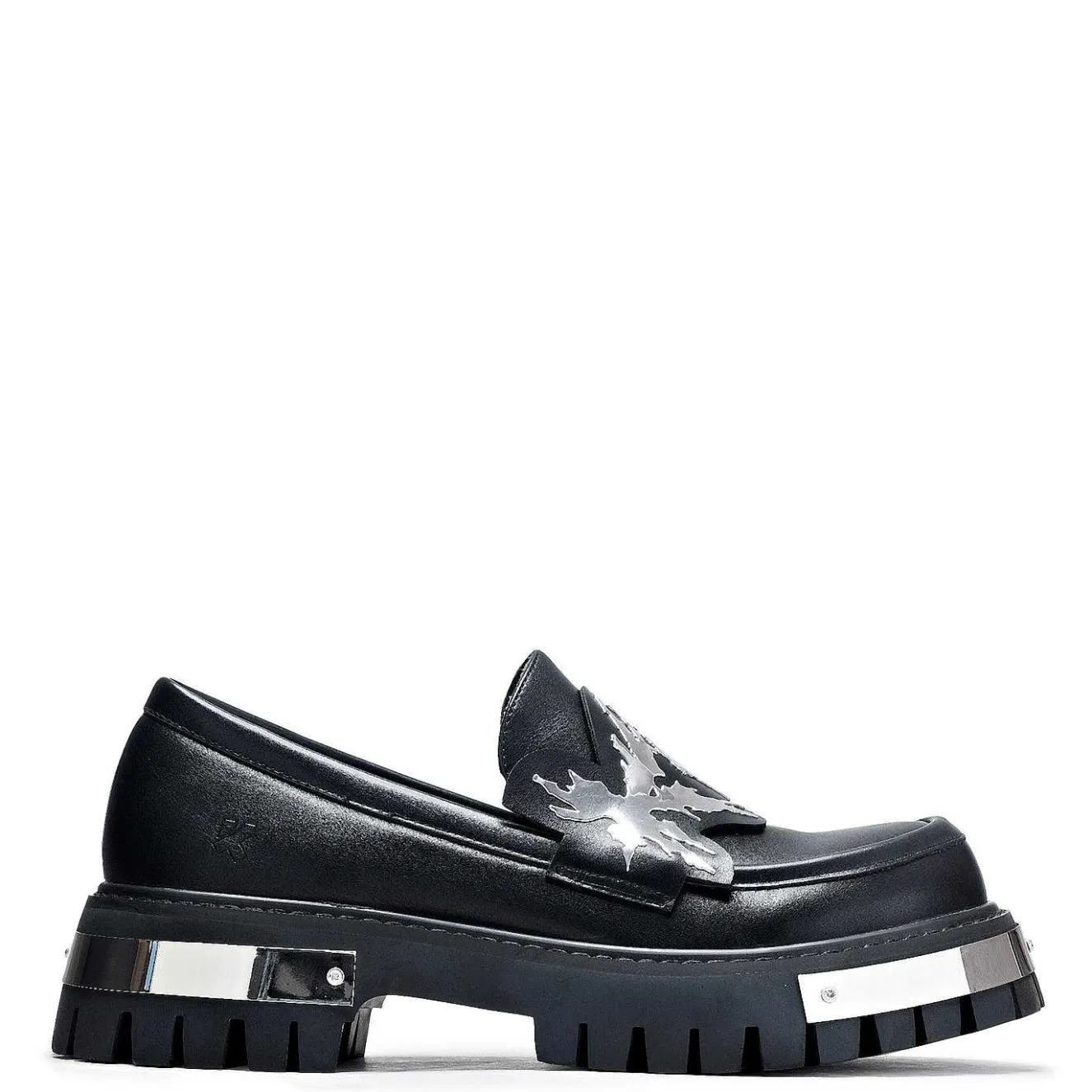 My Men'S Metal Loafers - Black |<KOI footwear Online