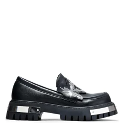 My Men'S Metal Loafers - Black |<KOI footwear Discount