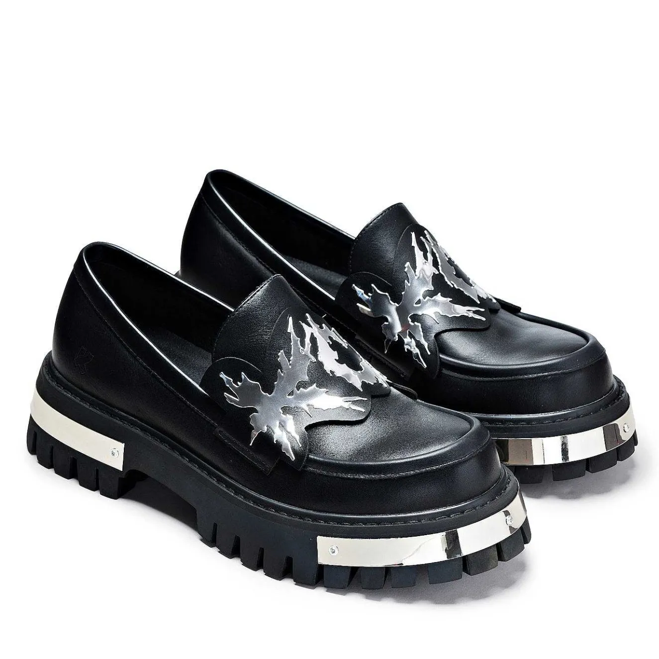My Men'S Metal Loafers - Black |<KOI footwear Discount