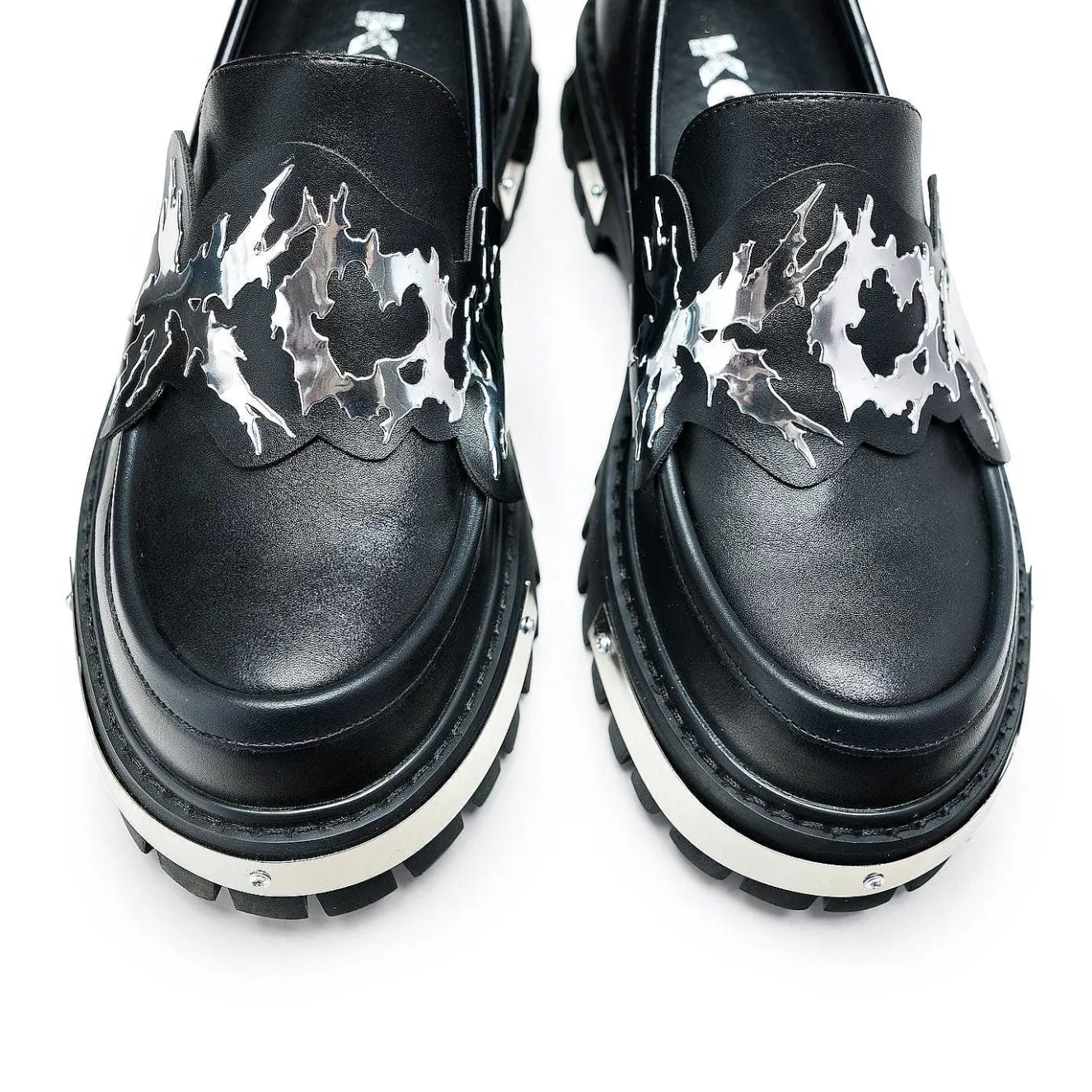 My Men'S Metal Loafers - Black |<KOI footwear Discount