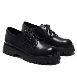Pinemoon Men'S Black Lace Up Shoes<KOI footwear Discount