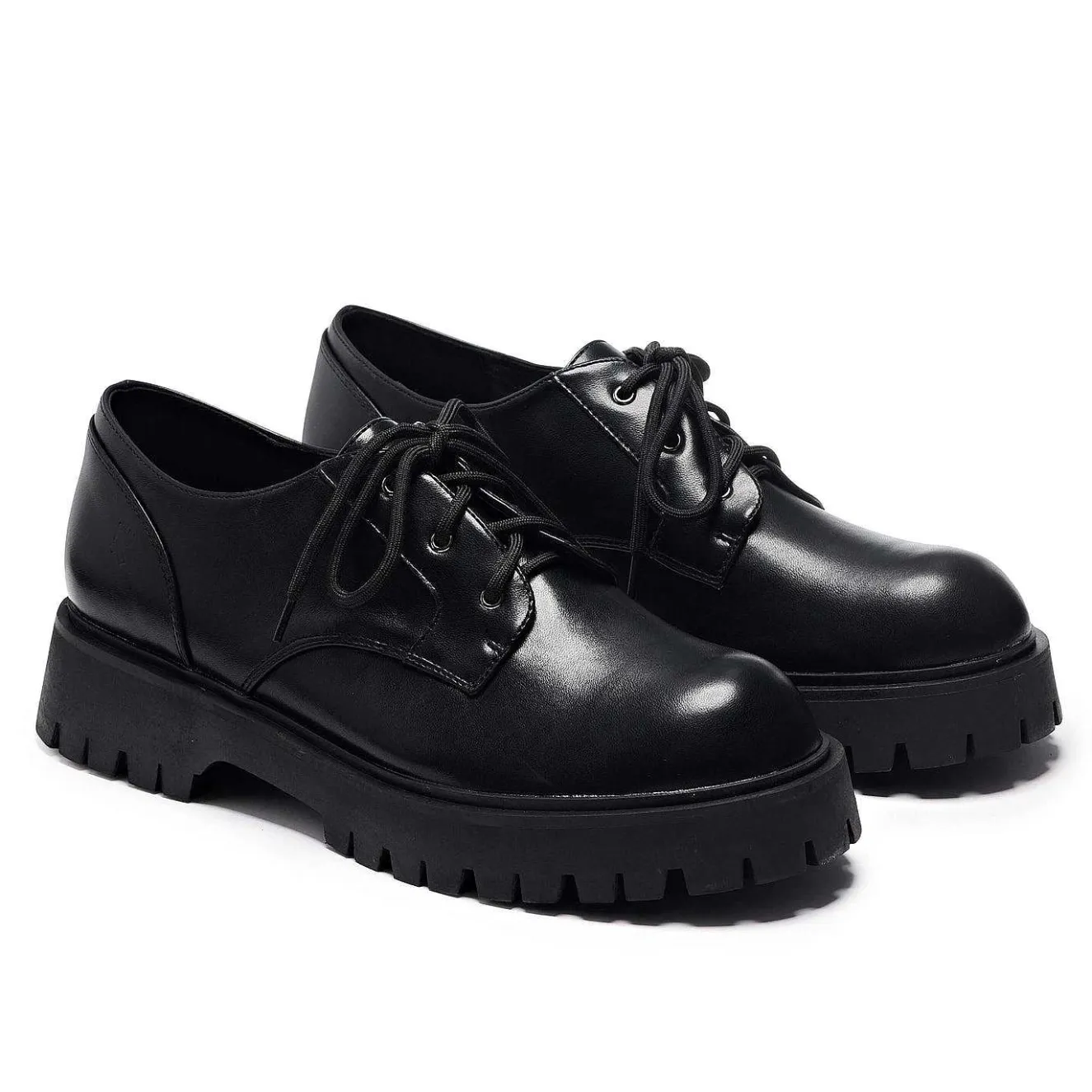 Pinemoon Men'S Black Lace Up Shoes<KOI footwear Discount