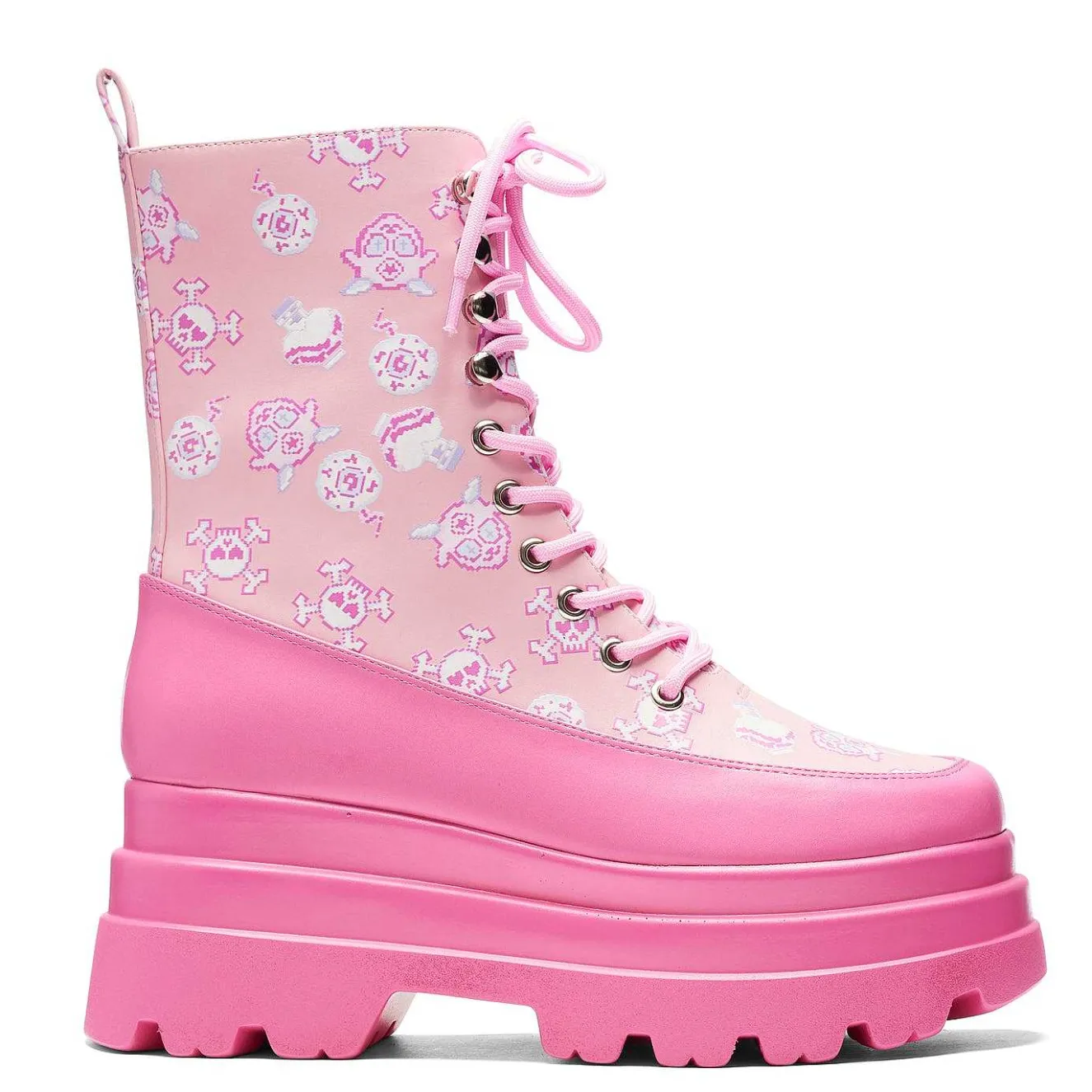 Pink Magic Yami Printed Trident Boots<KOI footwear Online