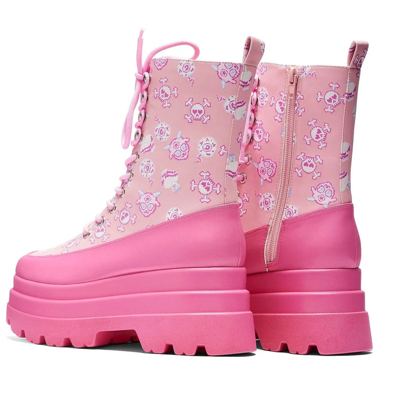 Pink Magic Yami Printed Trident Boots<KOI footwear Sale