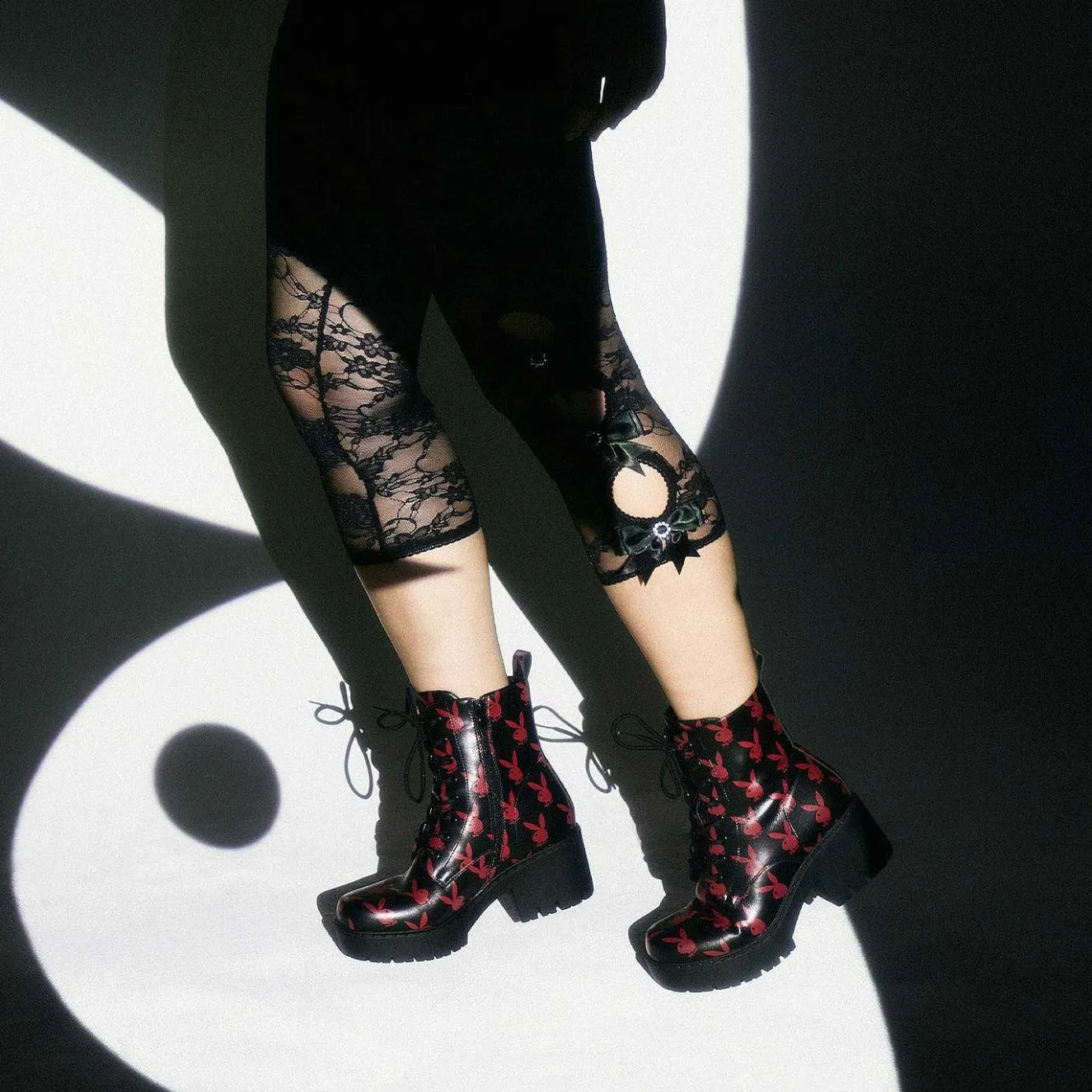 Playboy Reprise Red Switch Boots | Playboy X Koi Collection<KOI footwear New