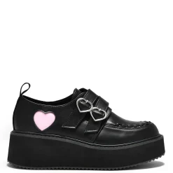 Pothos Pink Heart Wave Platform Shoes<KOI footwear Outlet