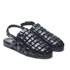 Provence Men'S Weaved Slingback Sandals - Black<KOI footwear Best