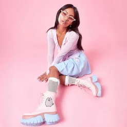 Pusheen Doughnuts Pastel Patent Boots<KOI footwear New