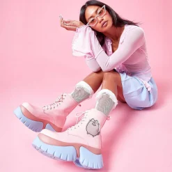 Pusheen Doughnuts Pastel Patent Boots<KOI footwear Sale